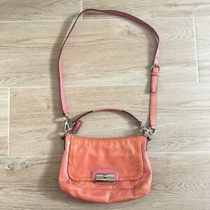 Coach Pink and Orange Crossbody Bag